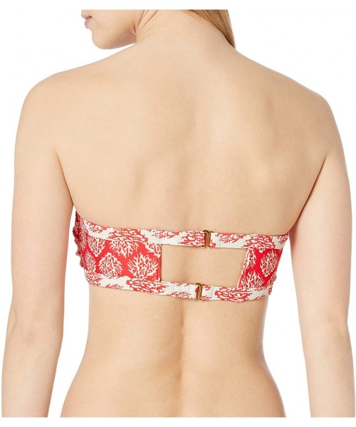 Tops Women's Coralina Bandeau Bikini Top - Red - CB18XKZO35R