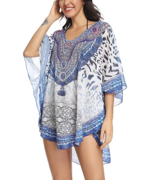 Cover-Ups Womens Swimsuit Cover Ups Beach Bikini Bathing Suit Cover Up - Multicoloured05 - CX18TS0GUN2