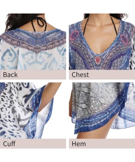 Cover-Ups Womens Swimsuit Cover Ups Beach Bikini Bathing Suit Cover Up - Multicoloured05 - CX18TS0GUN2