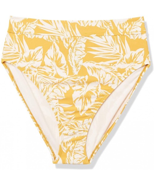 Tankinis Women's High Leg Bikini Bottom - Tropical Twist - C0195LX548I