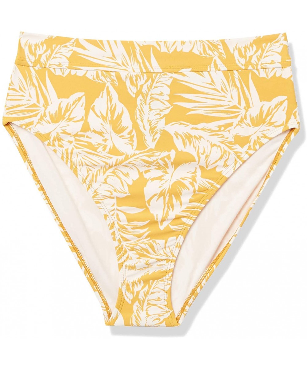 Tankinis Women's High Leg Bikini Bottom - Tropical Twist - C0195LX548I