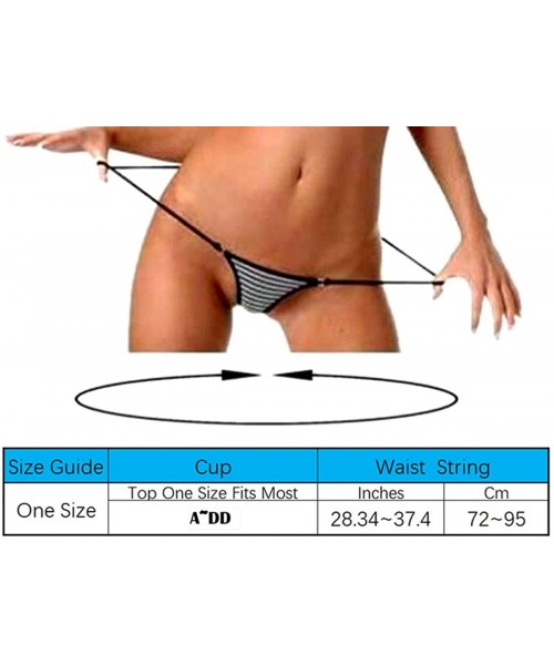 Sets Various Styles Micro Bikini Set Extreme Bikinis Sexy Mini G String & Thong Swimsuit Slutty Bathing Suit White Blue - CP1...