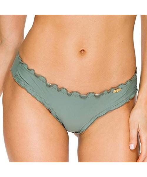 Tankinis Women's Cosita Buena Wavey Brazilian Ruched Back Bikini Bottom - Army - CZ187LLY89R