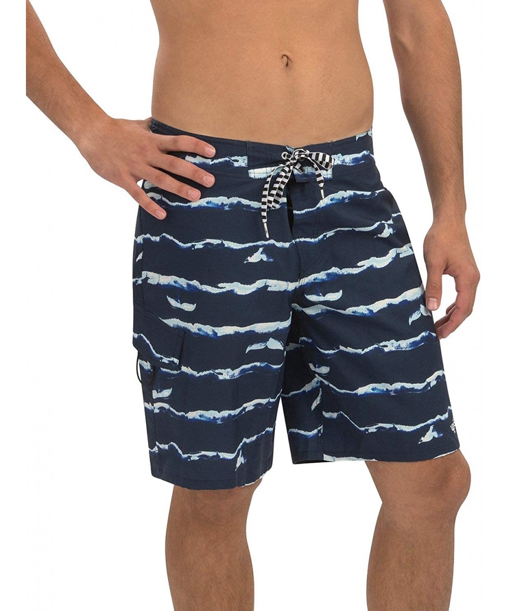 Racing Men's Uglies 9" Boardy Swim Trunks - A Whale's Tale - CU18Q8K3OSG