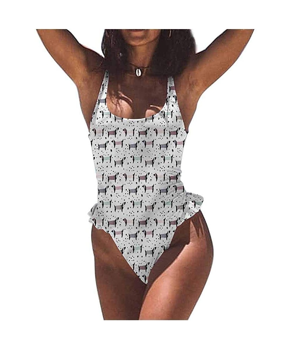 Bottoms Cute Suit Dog- Butterfly Dog Labrador You Will Receive Many Compliments - Multi 07-one-piece Swimsuit - CW19E7DCWLE