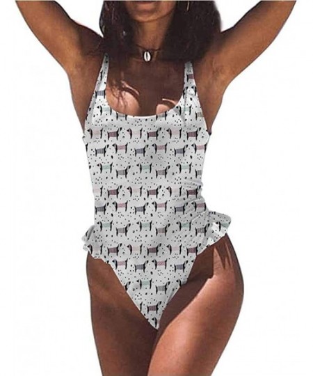 Bottoms Cute Suit Dog- Butterfly Dog Labrador You Will Receive Many Compliments - Multi 07-one-piece Swimsuit - CW19E7DCWLE