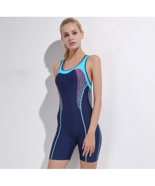 Racing Women's One Piece Swimsuit Athletic Swimwear Lap for Chlorine Resistant for Athletic Sport Training Exercise - CM18RLY...