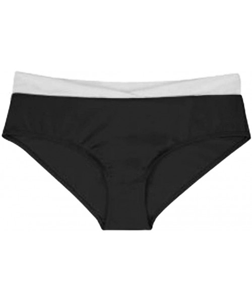 Tankinis Curves Casablanca Hipster Swim Brief (D01576M) - Black - C318U8K7YZO