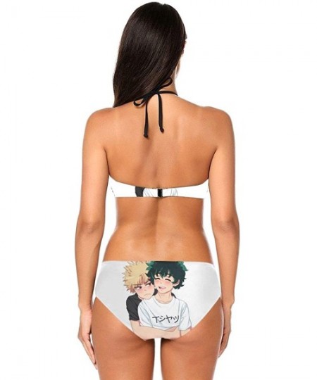 Sets My Hero Academia Womens Hot Sexy 2 Piece Halter Neack High Waist Padded Swimsuits - My Hero Academia3 - CS19023YNR8