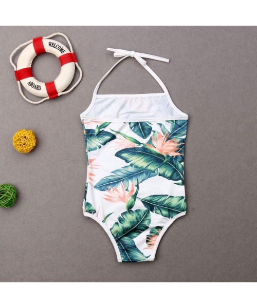 Racing Family Matching Clothing Daddy&Boy Swimsuit Mommy&Girl Leaf Cactus Floral Bathing Trunk Beachwear Bikini Monokini Gree...