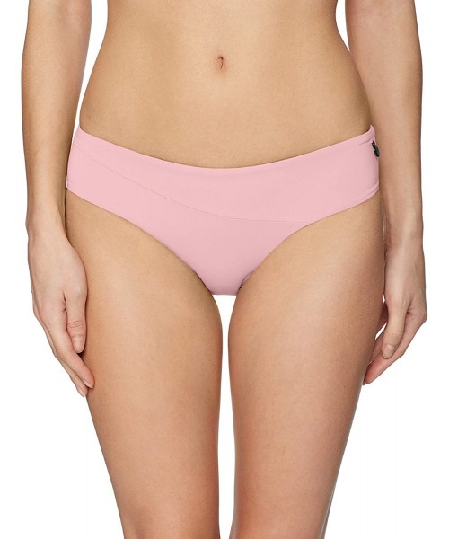 Tankinis Women's Junior's Simply Seamless Modest Bikini Bottom - Petal Pink - CT186NSI3RA