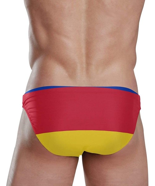 Briefs Mens Swimwear Swim Trunk Italian American Thin Line Flag Athletic Swimsuit Beach Shorts Board Triangle Briefs Bikini -...