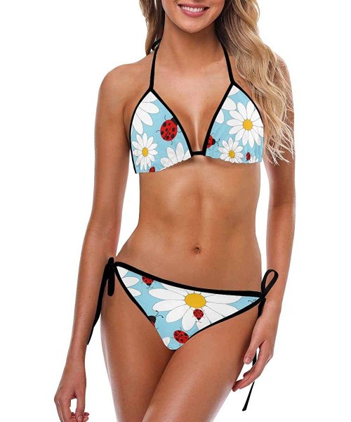 Sets Women's Bikini Swimsuit Cute Elephants Triangle Two Pieces Bathing Suits - Style 3 - CU18QT2MXSQ