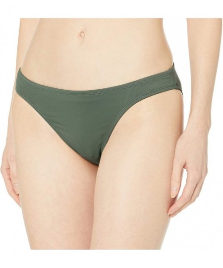 Bottoms Women's Americana Moderate Coverage Bikini Bottom Swimsuit - Rainforest - C7187239G2Z