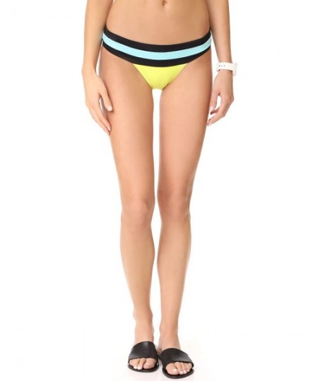 Tankinis Women's Color Block Banded Full Bikini Bottom - Multi - C11866GYXEU