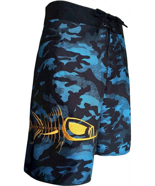 Board Shorts Waterman 5 Pocket Boardshorts - Blue Camo - C71832RRKK5