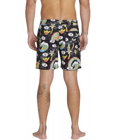 Trunks Men's Ozzie 17" Surf Trunks - Black - CM18TM7LAQW