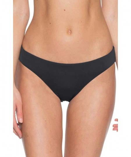 Tankinis Women's Color Code Hipster Bikini Bottom - Black - C418XIUDMKY