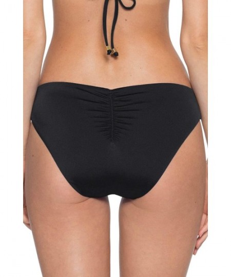 Tankinis Women's Color Code Hipster Bikini Bottom - Black - C418XIUDMKY