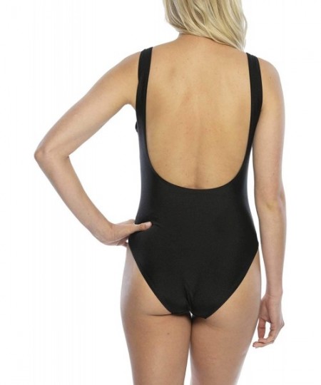 One-Pieces One Piece Bathing Suit - Black - CH18U32ZCRK