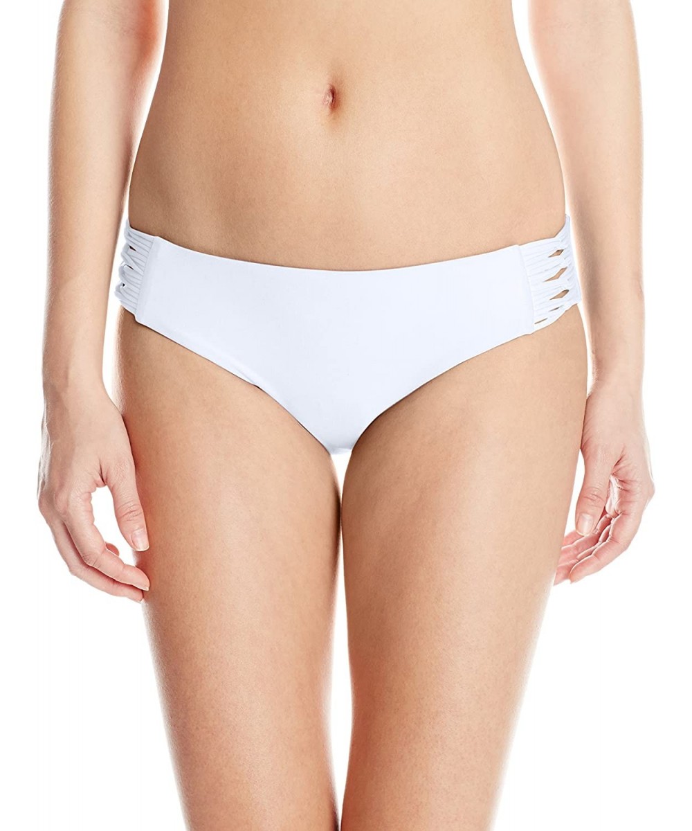 Tankinis Women's Smoothies Ruby Solid Bikini Bottom Swimsuit - White - CG12706KLLV