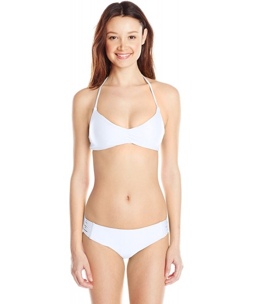 Tankinis Women's Smoothies Ruby Solid Bikini Bottom Swimsuit - White - CG12706KLLV