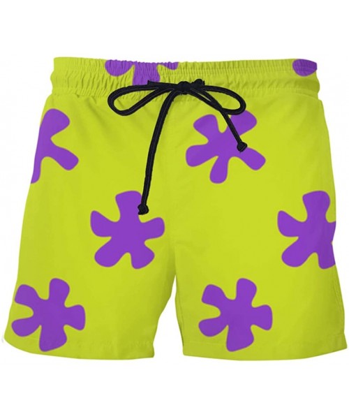 Board Shorts Summer Men Casual Shorts 3D Water Star Trousers Regualr Beach Shorts - Color as Picture1 - CV18WK5T7OQ