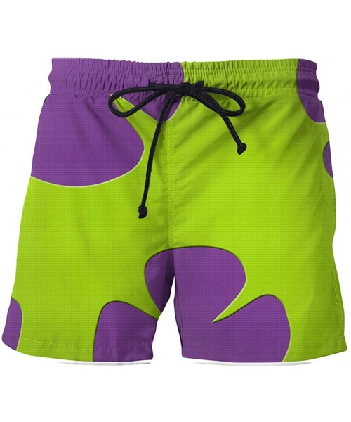 Board Shorts Summer Men Casual Shorts 3D Water Star Trousers Regualr Beach Shorts - Color as Picture1 - CV18WK5T7OQ