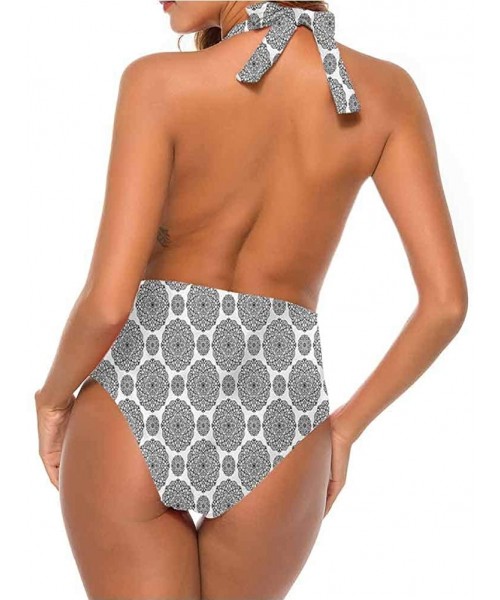 Cover-Ups Sexy Womens Swimsuit- Oriental Kaleidoscopic Simple and Sexy - Multi 05 - C519CAOS9EE