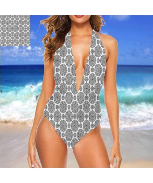 Cover-Ups Sexy Womens Swimsuit- Oriental Kaleidoscopic Simple and Sexy - Multi 05 - C519CAOS9EE