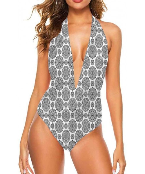 Cover-Ups Sexy Womens Swimsuit- Oriental Kaleidoscopic Simple and Sexy - Multi 05 - C519CAOS9EE