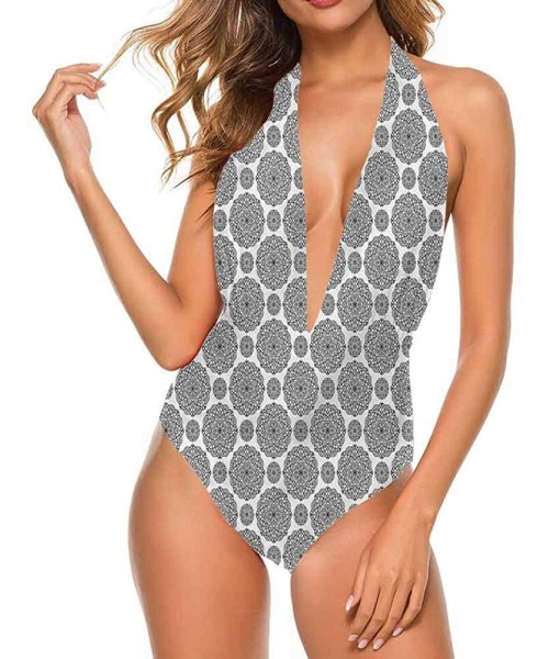 Cover-Ups Sexy Womens Swimsuit- Oriental Kaleidoscopic Simple and Sexy - Multi 05 - C519CAOS9EE