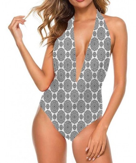 Cover-Ups Sexy Womens Swimsuit- Oriental Kaleidoscopic Simple and Sexy - Multi 05 - C519CAOS9EE