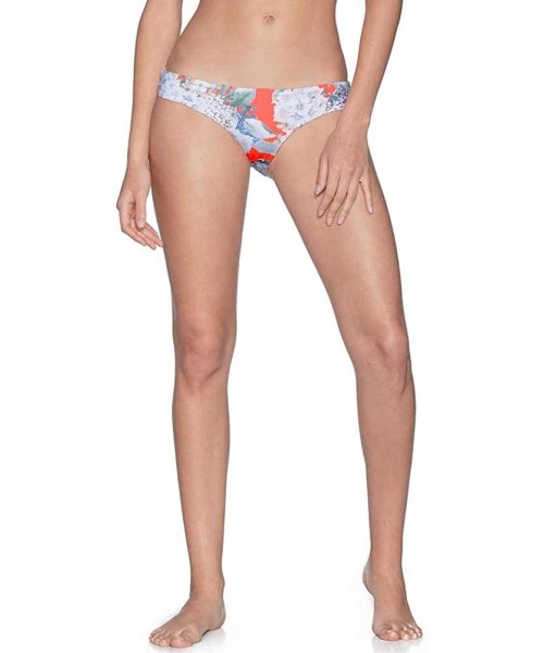 Tankinis Women's Sublime Reversible Signature Swimsuit Bikini Bottom - Sirena Orange Floral - CX18Y3AQ6X3