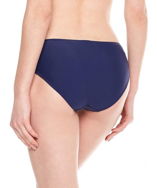 Bottoms Women's Strappy Bathing Suit Bottom Full Coverage Bikini Bottom - Navy Blue(strappy) - C318NCN2OO4