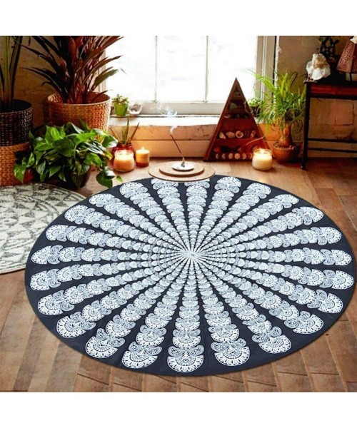 Cover-Ups Indian Mandala Table Festival Cloth Home Dector Hawaii Sunproof Round Beach Throw Tapestry Hippy Boho Gypsy Table C...