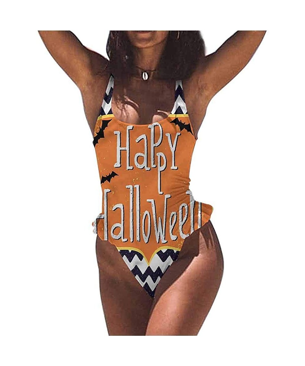 Bottoms Two Piece Swimsuit Halloween- Cute Witch Material is Soft and Water Resistant - Multi 05-one-piece Swimsuit - CS19E7L...