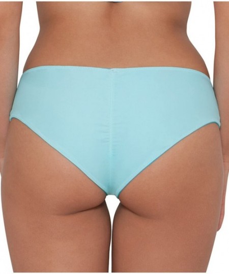 Tankinis Women's Peachy Pairs Reversible Bikini Bottom - Indigo/Aqua - C912N0I1AWA