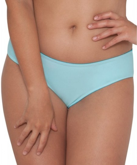 Tankinis Women's Peachy Pairs Reversible Bikini Bottom - Indigo/Aqua - C912N0I1AWA