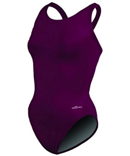 Racing Swimming Bundle Dolfin Women's Female HP Back & Pro Swimming Earplugs - Maroon - CG18S6WQ70I