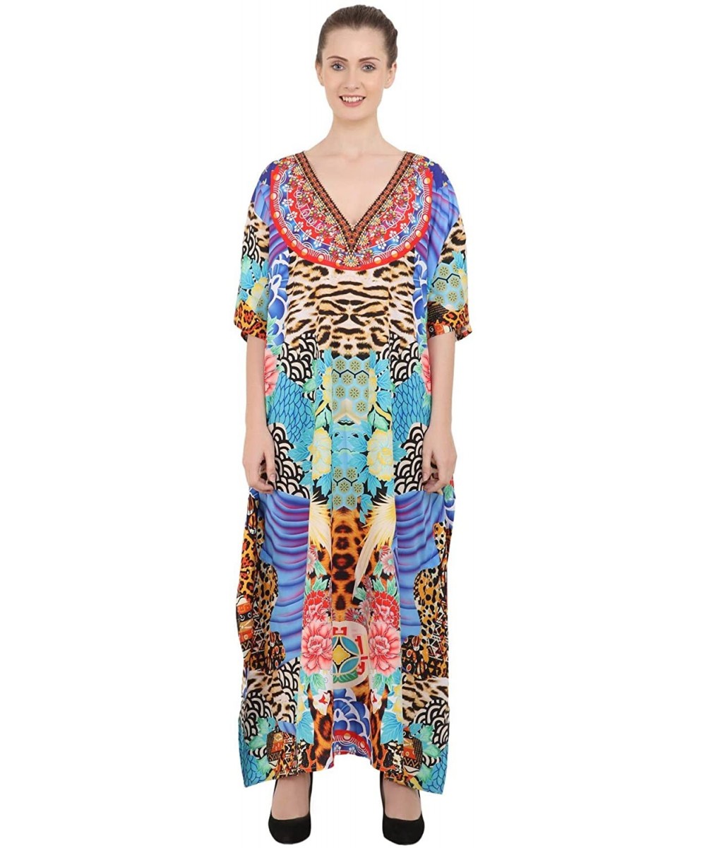 Cover-Ups Kaftan Dress - Caftans for Women Women's Caftans Suiting Teens to Adult Women in Regular to Plus Size 148 multi - C...