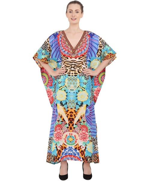 Cover-Ups Kaftan Dress - Caftans for Women Women's Caftans Suiting Teens to Adult Women in Regular to Plus Size 148 multi - C...