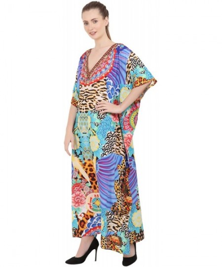 Cover-Ups Kaftan Dress - Caftans for Women Women's Caftans Suiting Teens to Adult Women in Regular to Plus Size 148 multi - C...