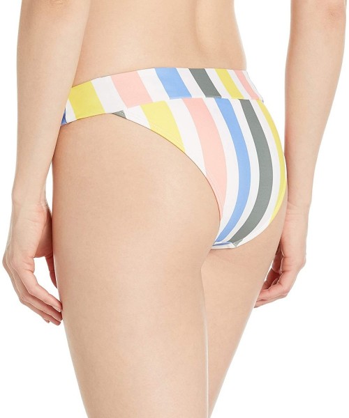 Tankinis Women's Swimwear Banded Cheeky Bikini Bottom - Multi Stripe - C4187K20GKK