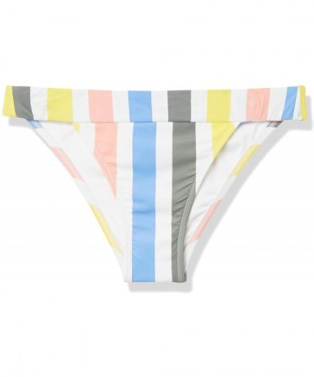 Tankinis Women's Swimwear Banded Cheeky Bikini Bottom - Multi Stripe - C4187K20GKK