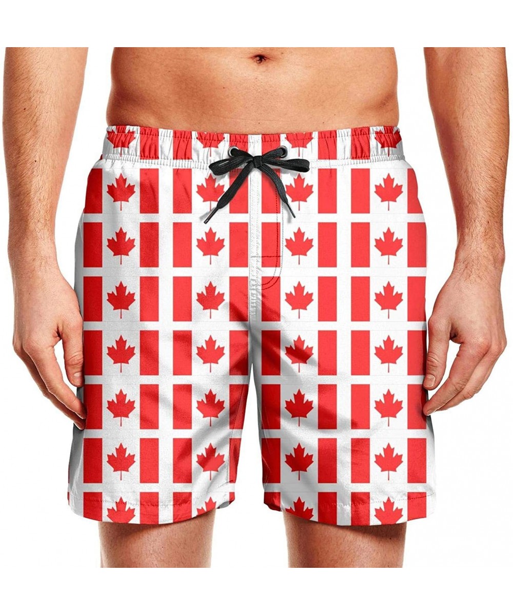 Board Shorts Men Canada Day Rock July 1st 2019 Swimming Trunks Beach Shorts Running Bathing Suit Shorts for Men Casual Boards...