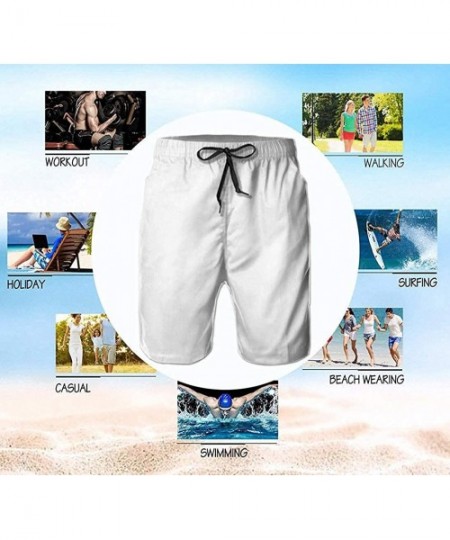 Board Shorts Men's Swim Trunks Beach Board Shorts Mesh Lining Dry Quickly 3D Surfing Bathing - Hip Hop Style Rose Guitar Blac...