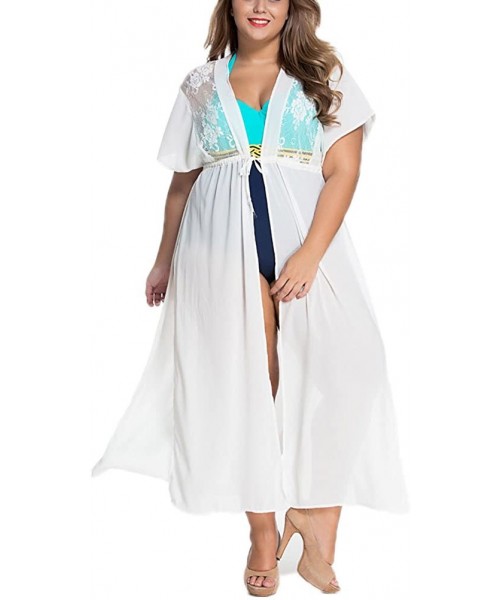 Cover-Ups Long Maxi Beach Dress Swimsuit Sunscreen Bikini Cover Up Bathing Suit Cardigan - Style 2 - C9182WKA600