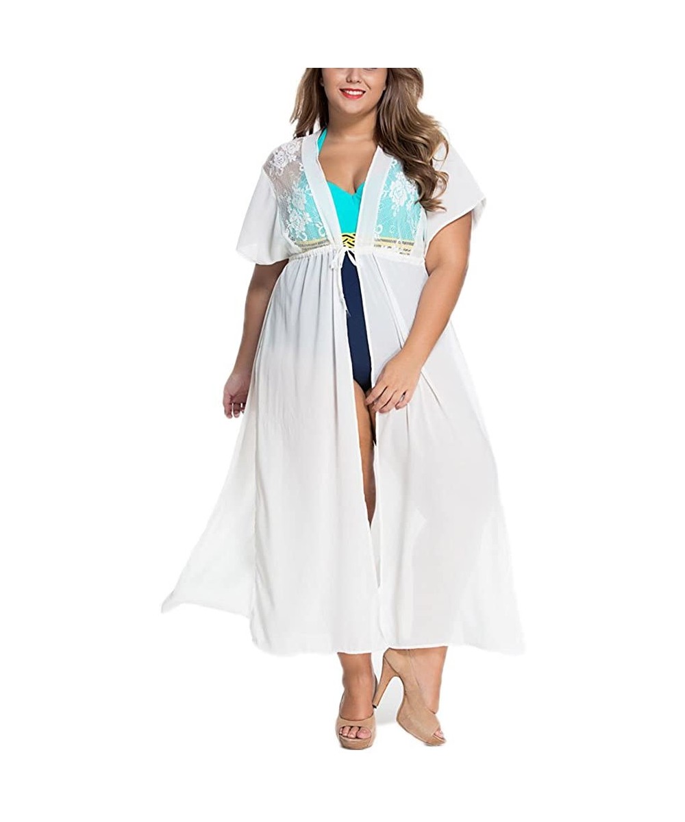 Cover-Ups Long Maxi Beach Dress Swimsuit Sunscreen Bikini Cover Up Bathing Suit Cardigan - Style 2 - C9182WKA600