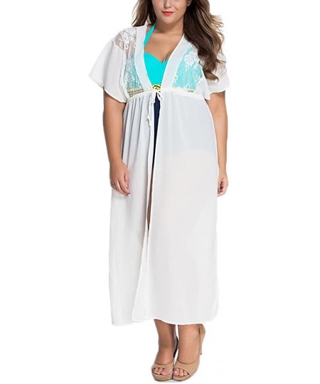 Cover-Ups Long Maxi Beach Dress Swimsuit Sunscreen Bikini Cover Up Bathing Suit Cardigan - Style 2 - C9182WKA600